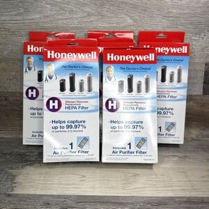5 Genuine OEM Honeywell True HEPA Filter H Replacement HRF-H1 -NEW / Sealed